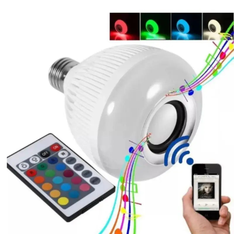 Lampada de Led Musical Bluetooth