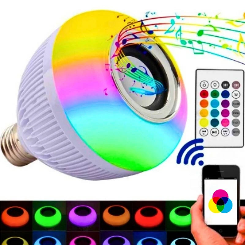 Lampada de Led Musical Bluetooth